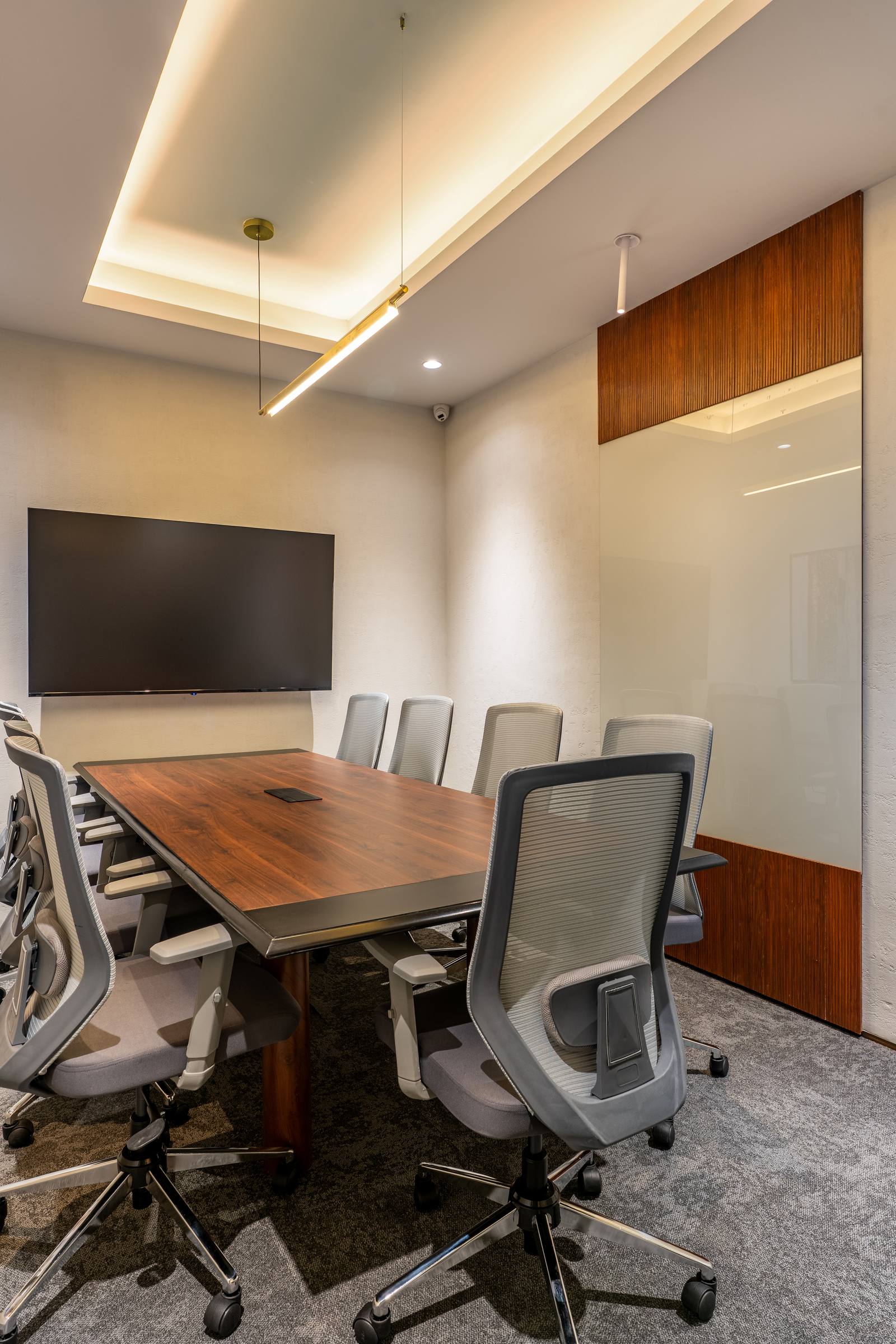 Initial interior design consultation meeting